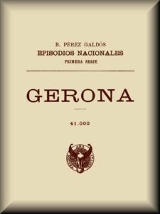 Portada de Gerona de Benito Pérez Galdós