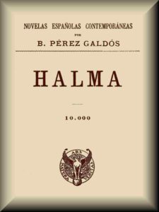 Portada de Halma de Benito Pérez Galdós
