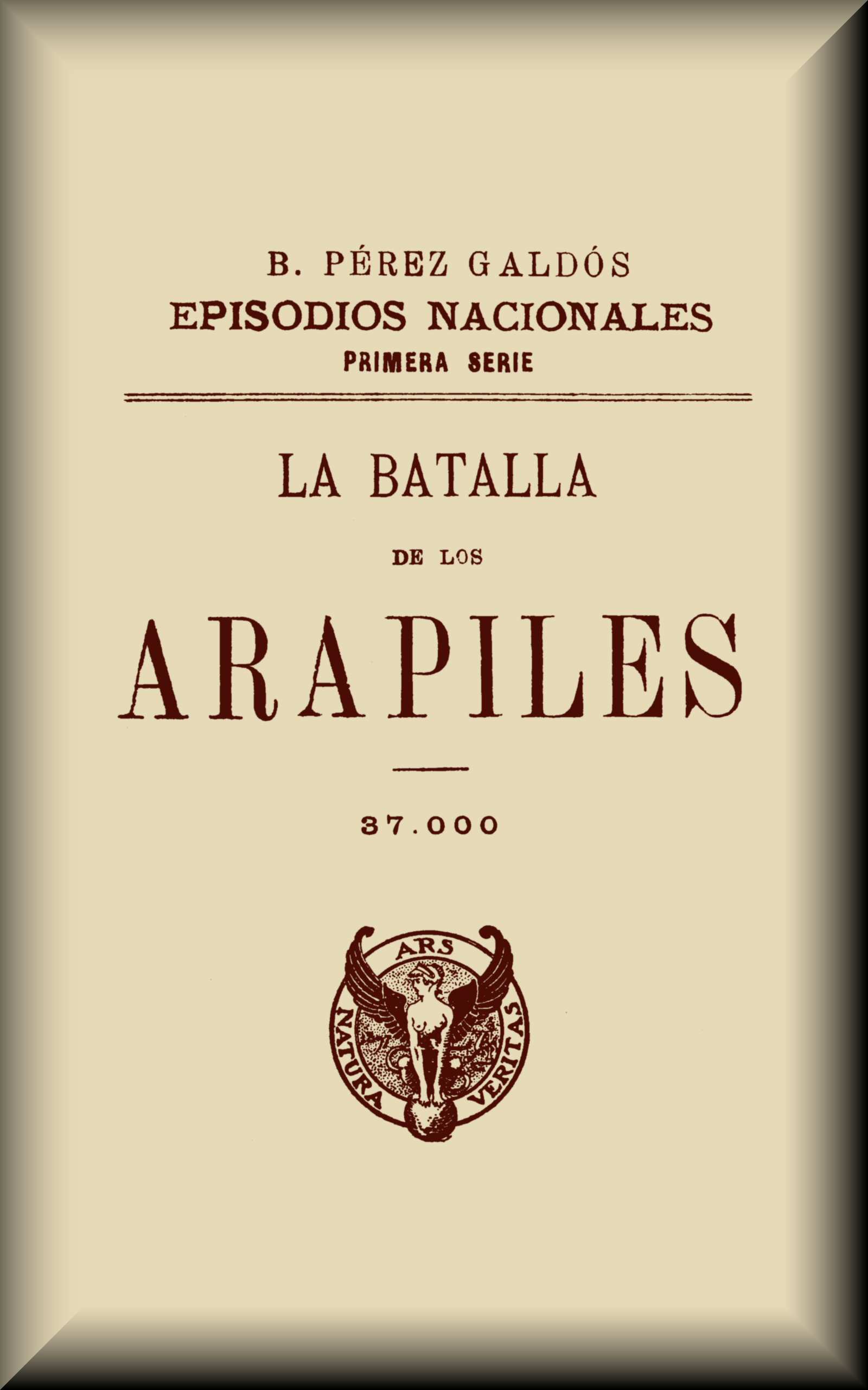 La batalla de los Arapiles de Benito Pérez Galdós, portada del libro