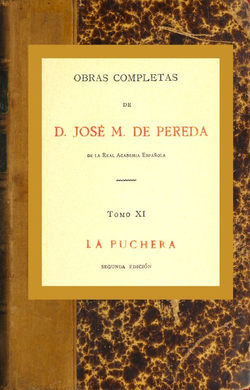 La puchera de José María de Pereda, portada del libro