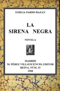 Portada de La sirena negra de Emilia Pardo Bazán