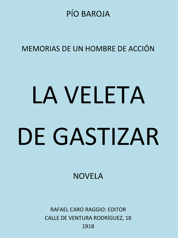 Portada de La veleta de Gastizar