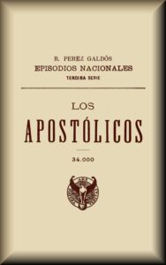 Portada de Los apostólicos de Benito Pérez Galdós