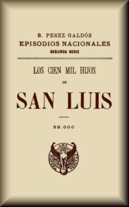 Portada de Los cien mil hijos de San Luis de Benito Pérez Galdós