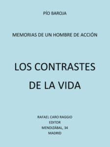Portada de Los contrastes de la vida de Pío Baroja