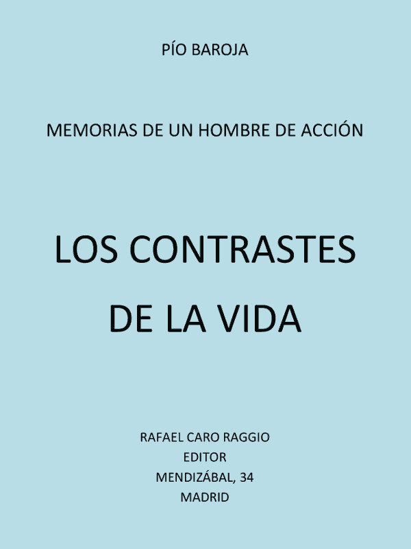 Portada de Los contrastes de la vida