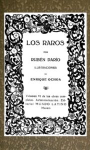 Portada de Los raros de Rubén Darío