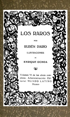 Portada de Los raros