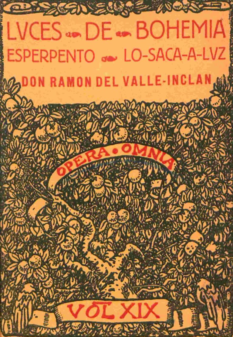 Portada de Luces de bohemia