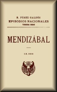 Portada de Mendizábal de Benito Pérez Galdós