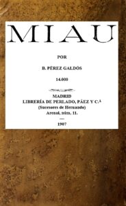 Portada de Miau de