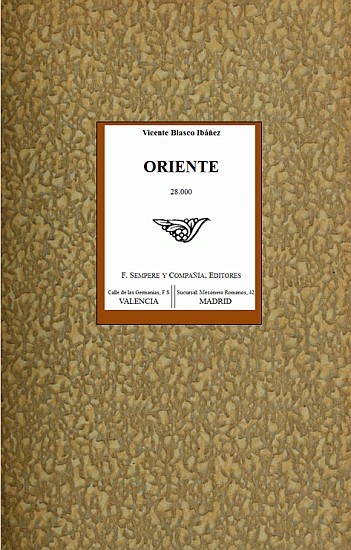 Portada de Oriente