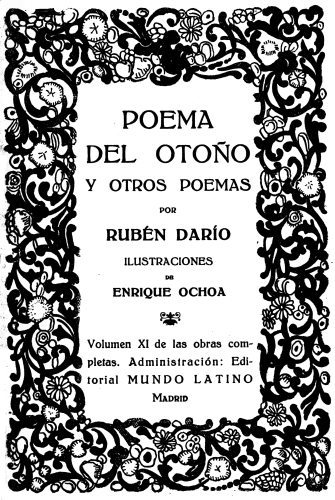 Portada de Poema del otoño y otros poemas