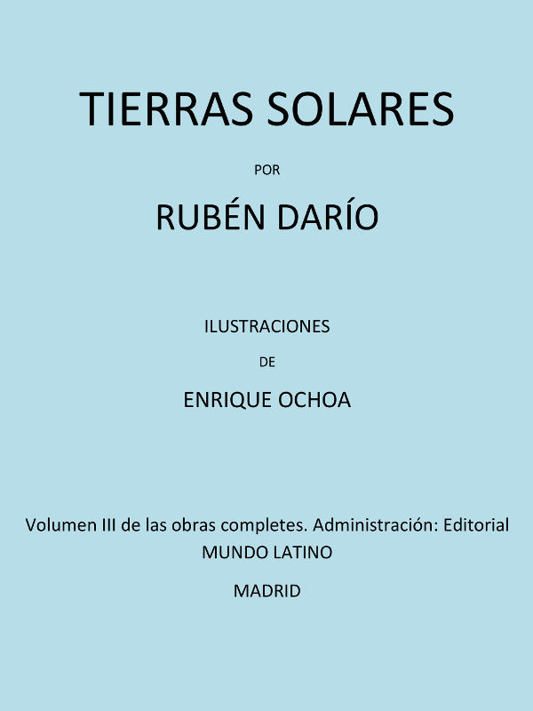 Portada de Tierras solares