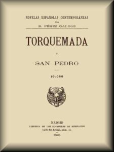 Portada de Torquemada y San Pedro de Benito Pérez Galdós