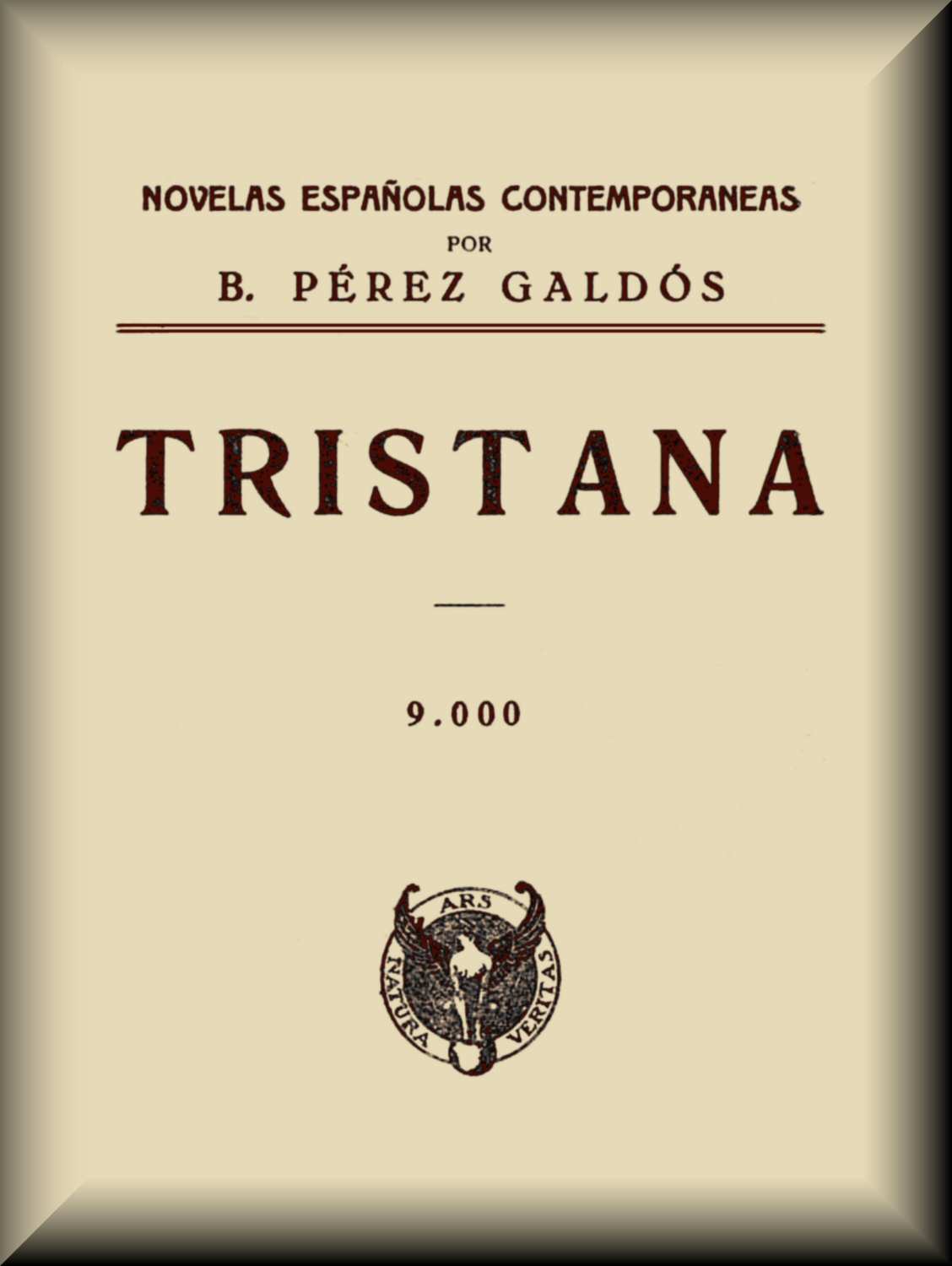 Tristana de Benito Pérez Galdós, portada del libro