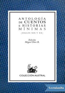 Portada de Antología de cuentos e historias mínimas