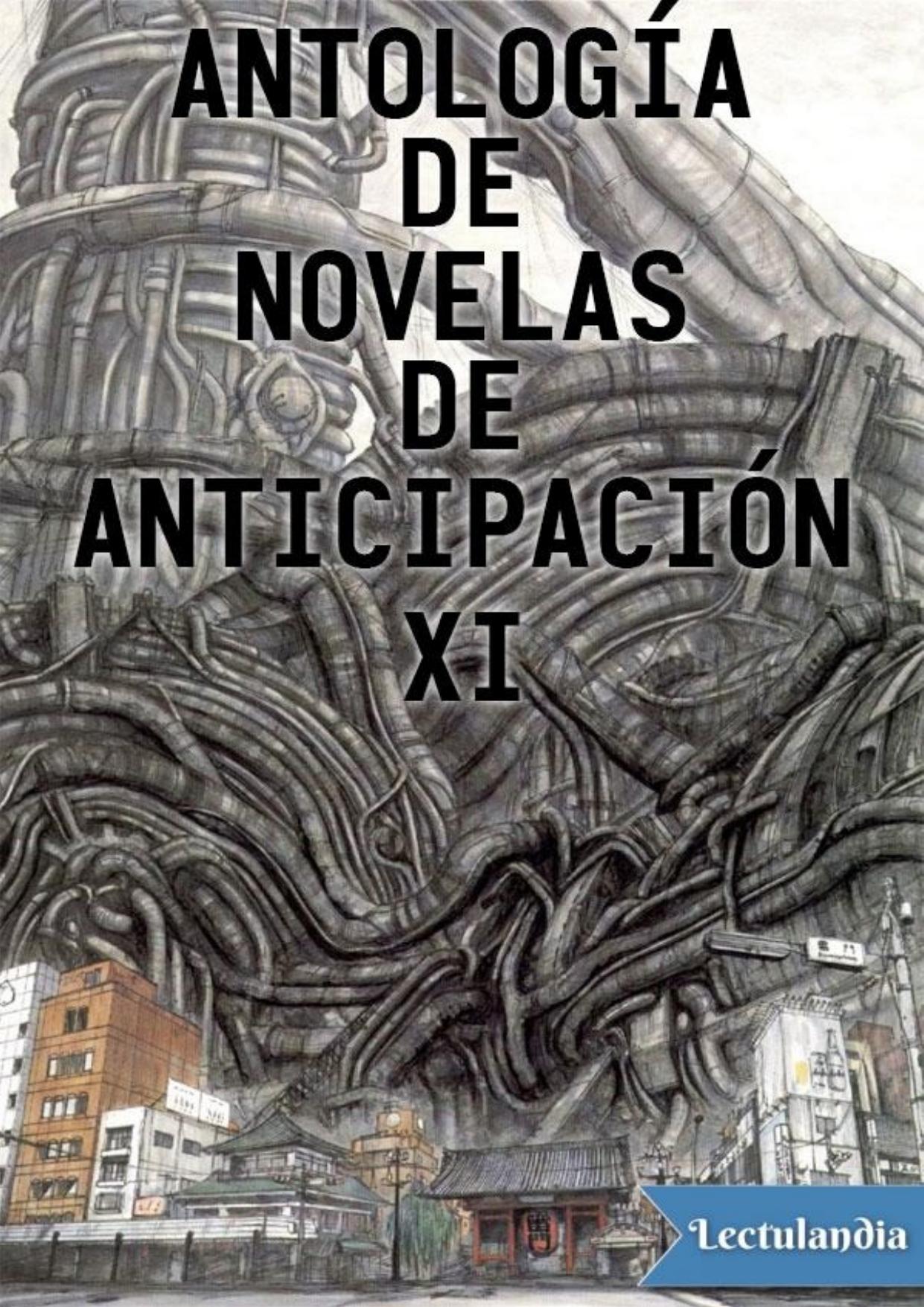 Antología de novelas de anticipación XI de AA. VV., portada del libro