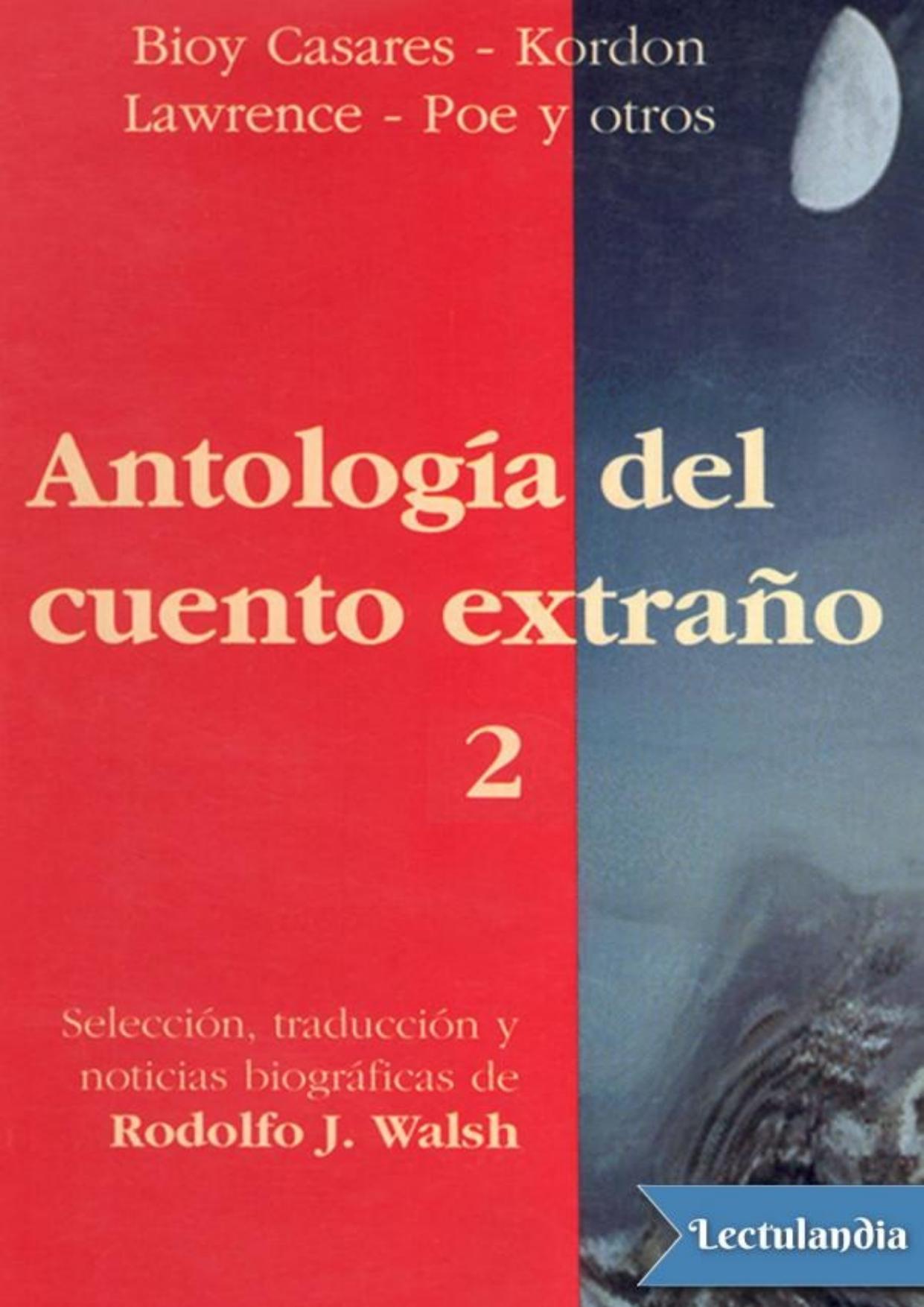 Antología del cuento extraño 2 de AA. VV., portada del libro