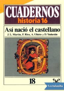 Portada de Así nació el castellano