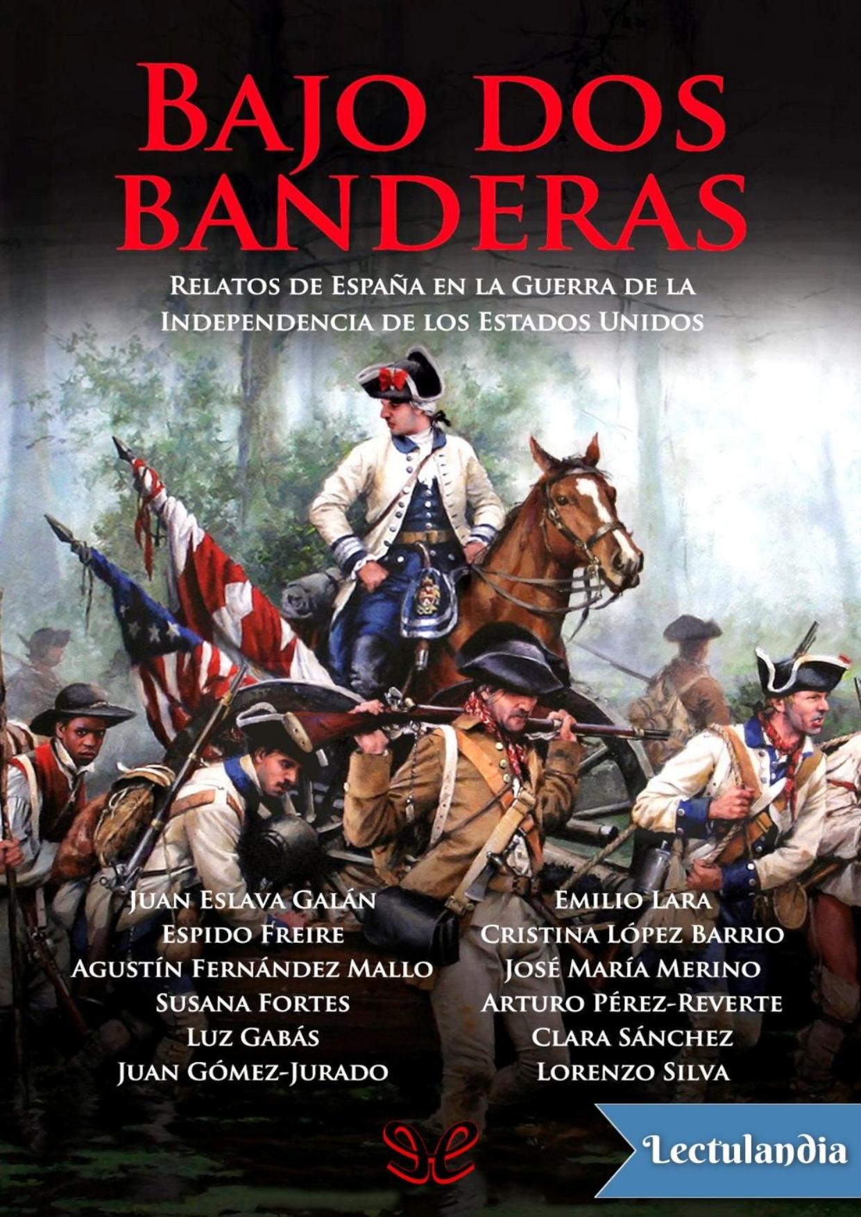Bajo dos banderas de AA. VV., portada del libro