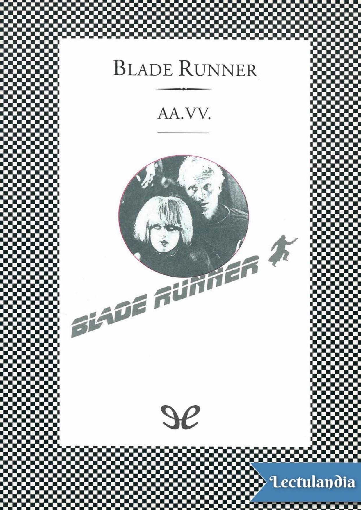Blade Runner de AA. VV., portada del libro