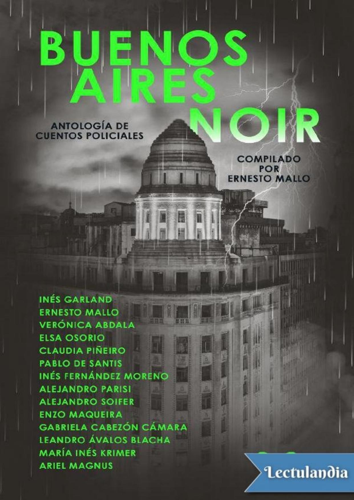 Buenos Aires noir de AA. VV., portada del libro