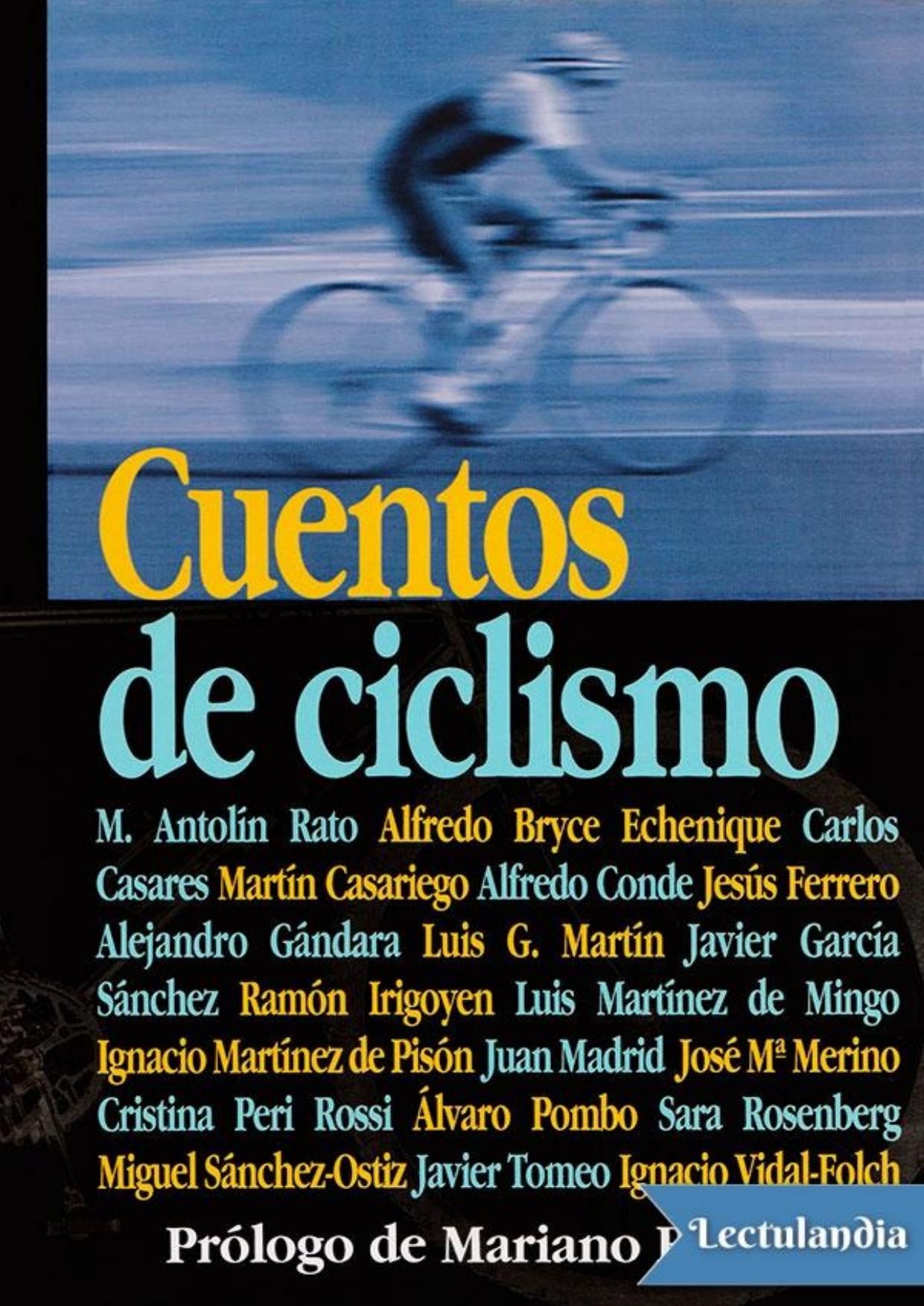 Cuentos de ciclismo de AA. VV., portada del libro