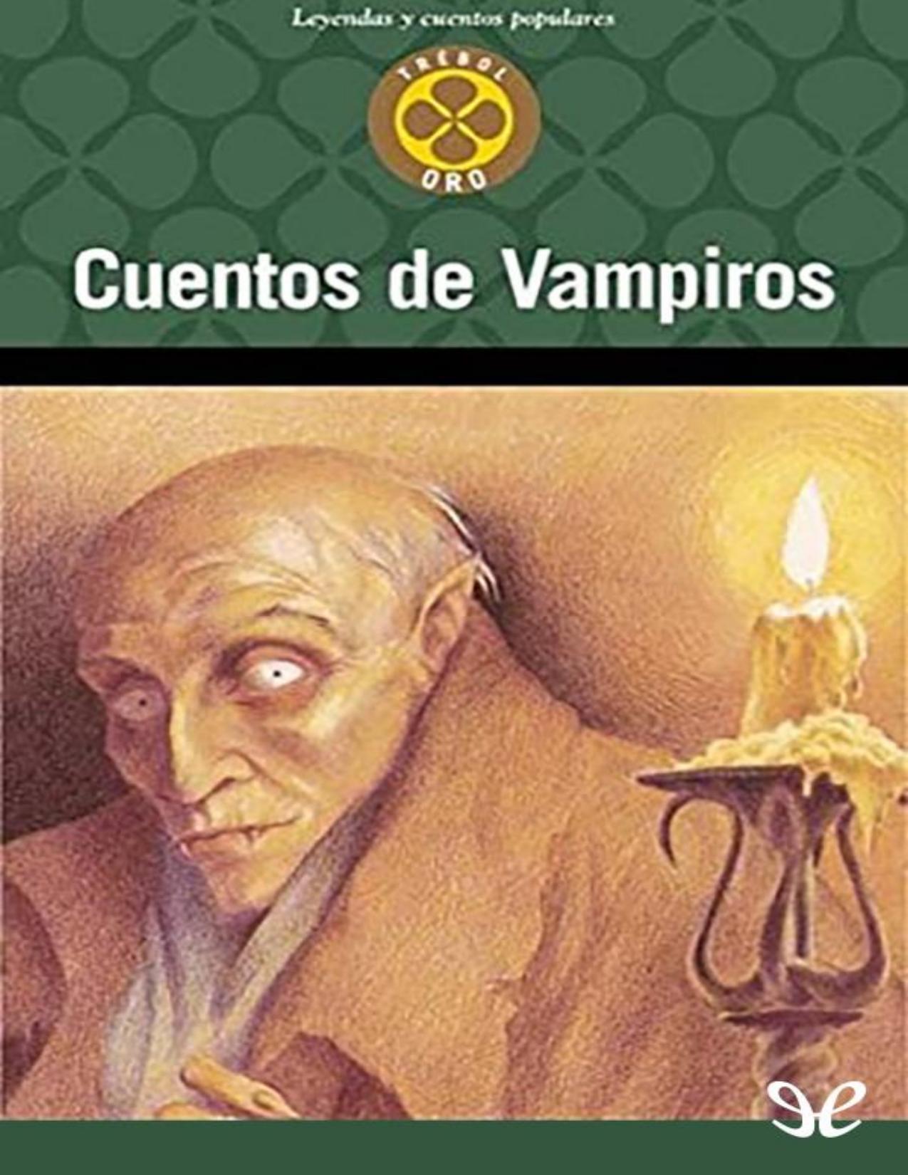 Cuentos de vampiros de AA. VV., portada del libro