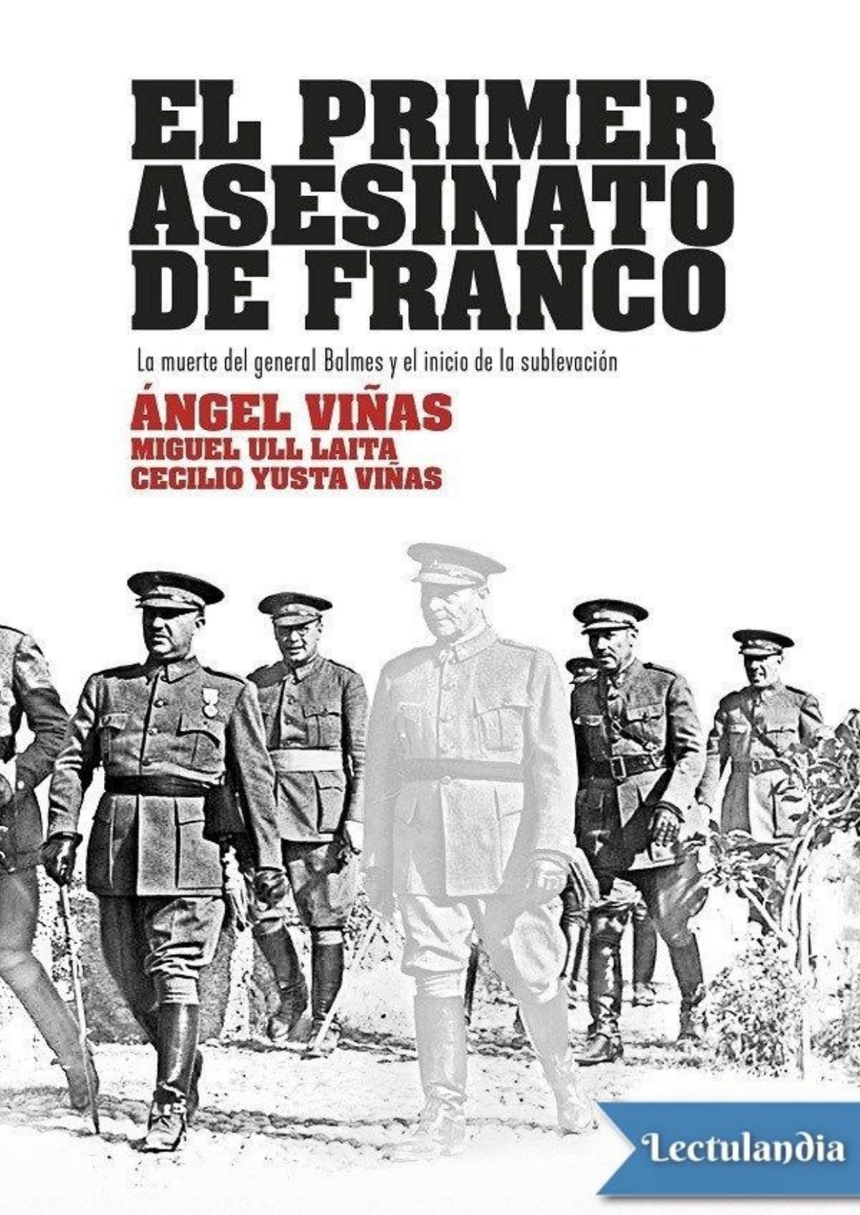 El primer asesinato de Franco de AA. VV., portada del libro