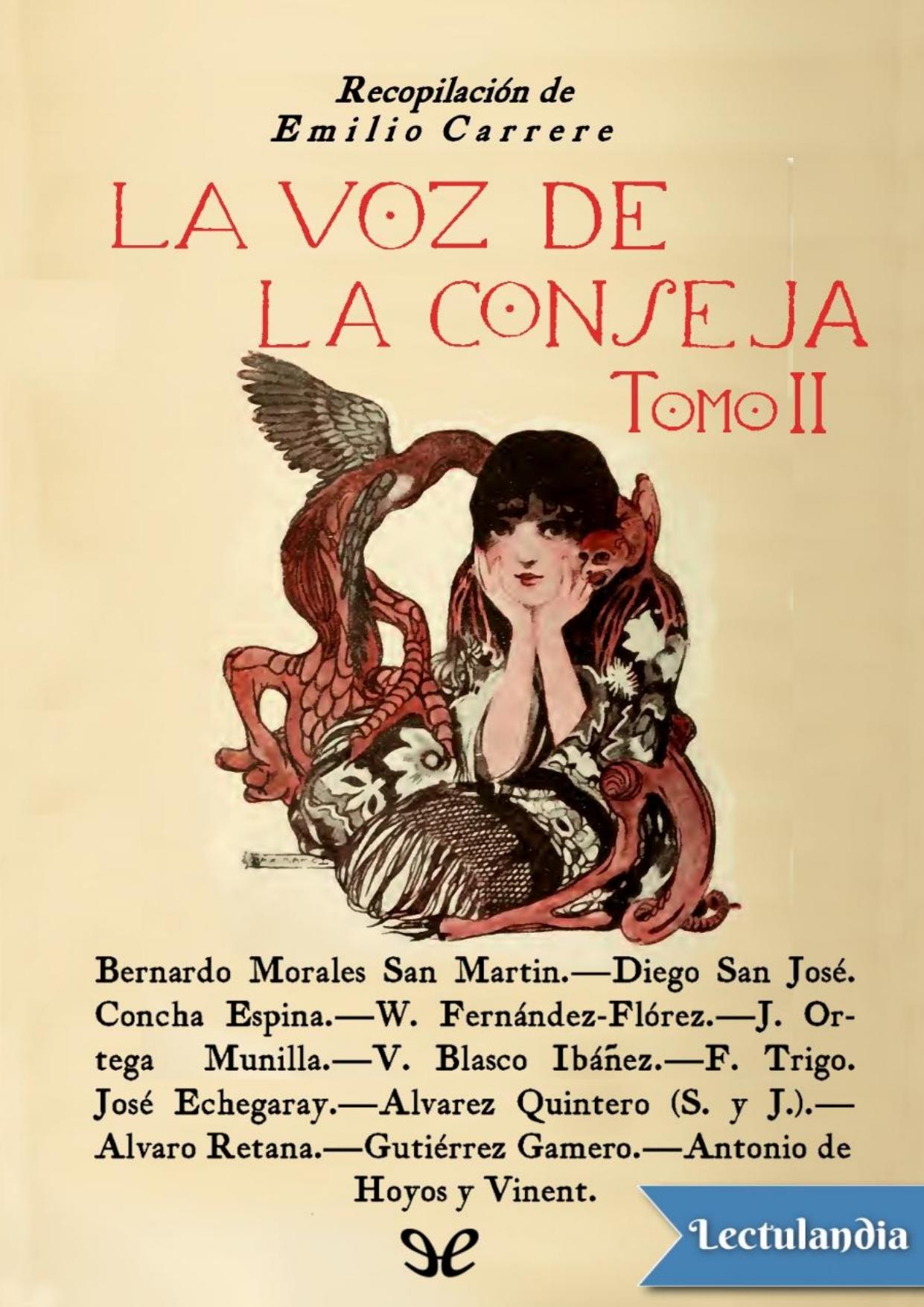 La Voz de la Conseja Tomo II de AA. VV., portada del libro