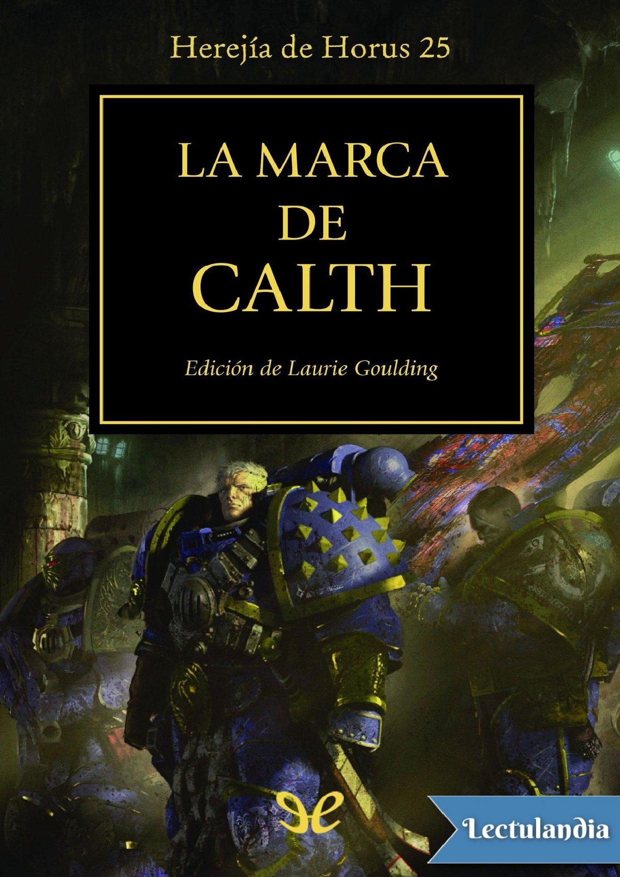 La marca de Calth de AA. VV., portada del libro