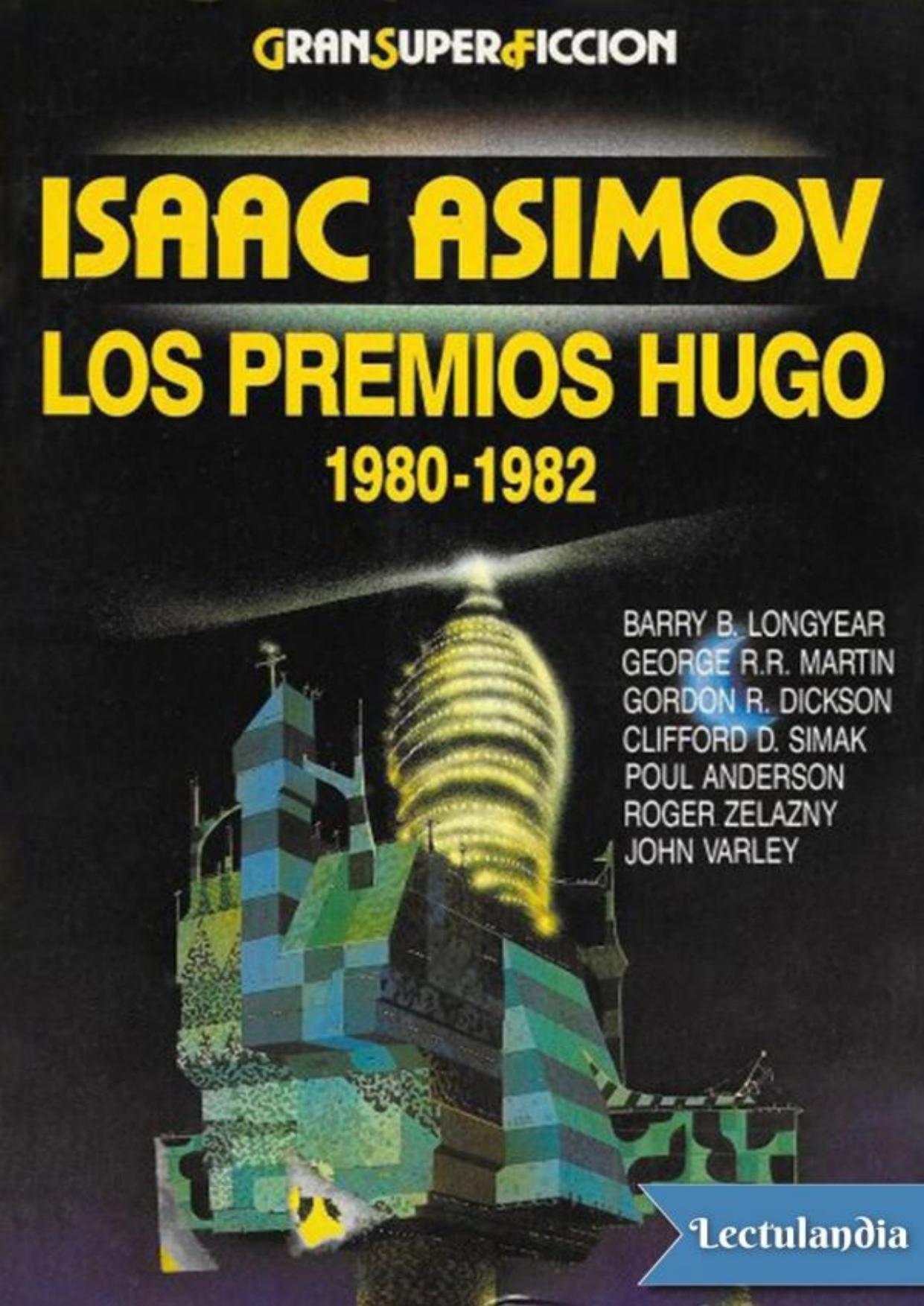 Los premios Hugo 1980-1982 de AA. VV., portada del libro