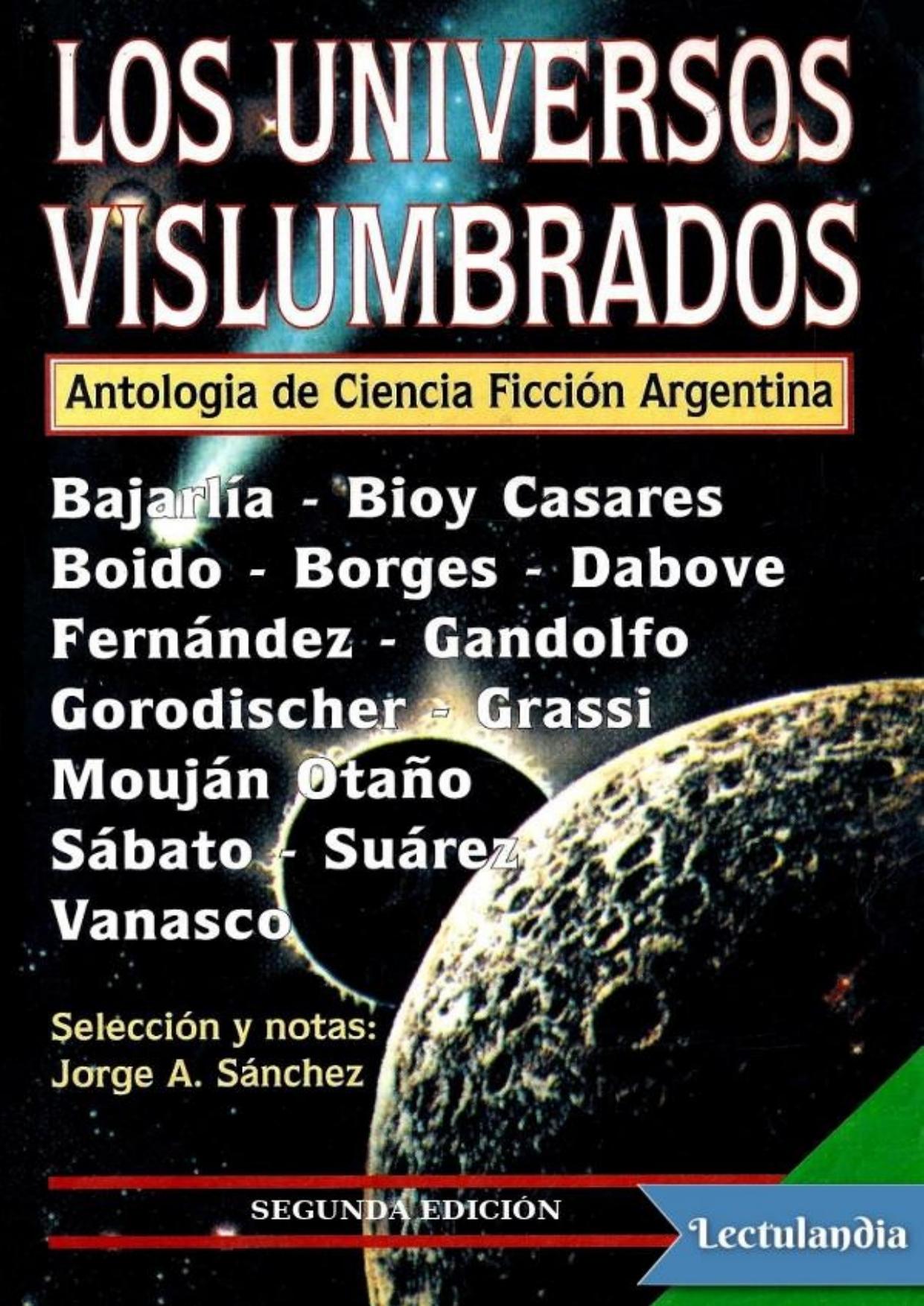 Los universos vislumbrados de AA. VV., portada del libro