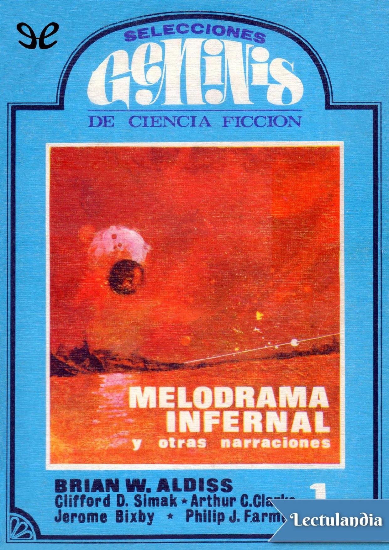 Melodrama infernal y otras narraciones de AA. VV., portada del libro