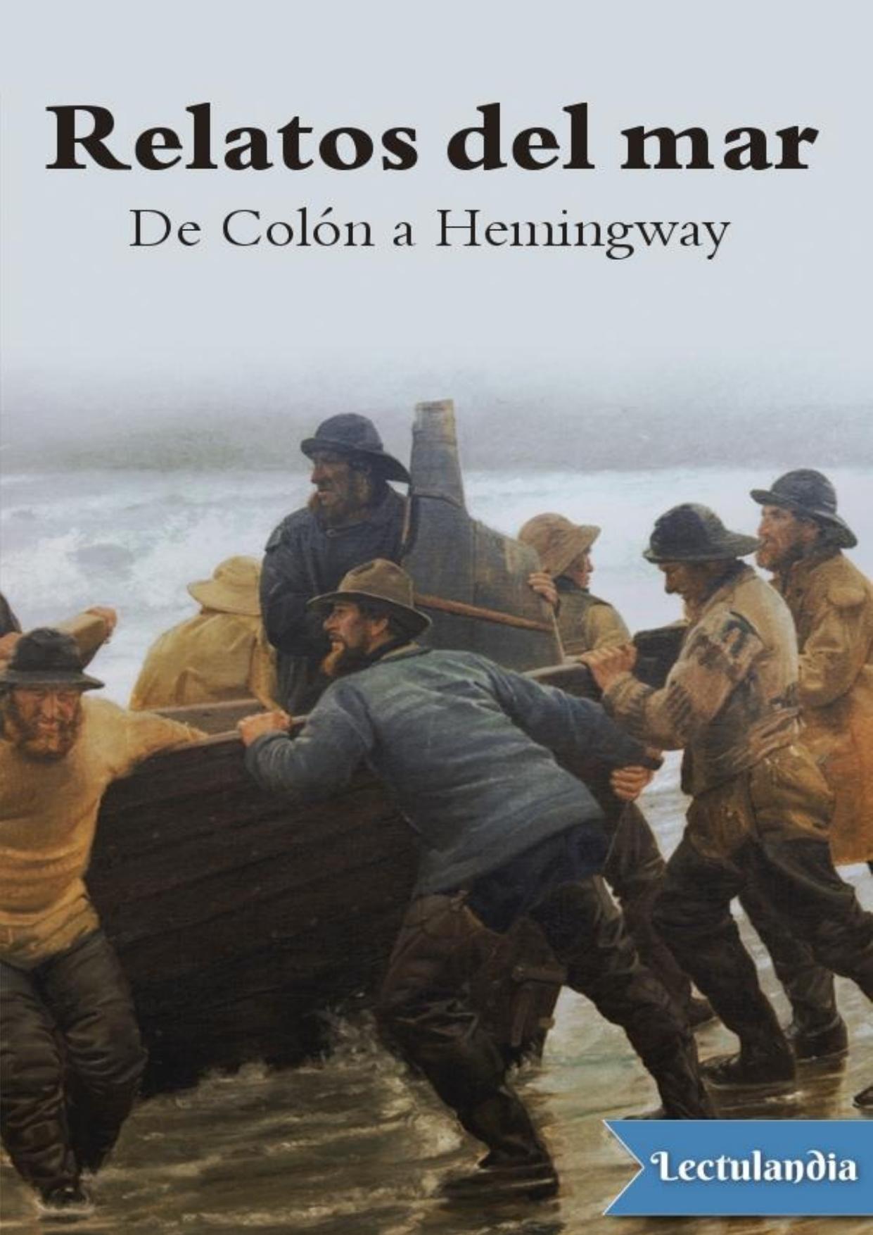 Relatos del mar de AA. VV., portada del libro