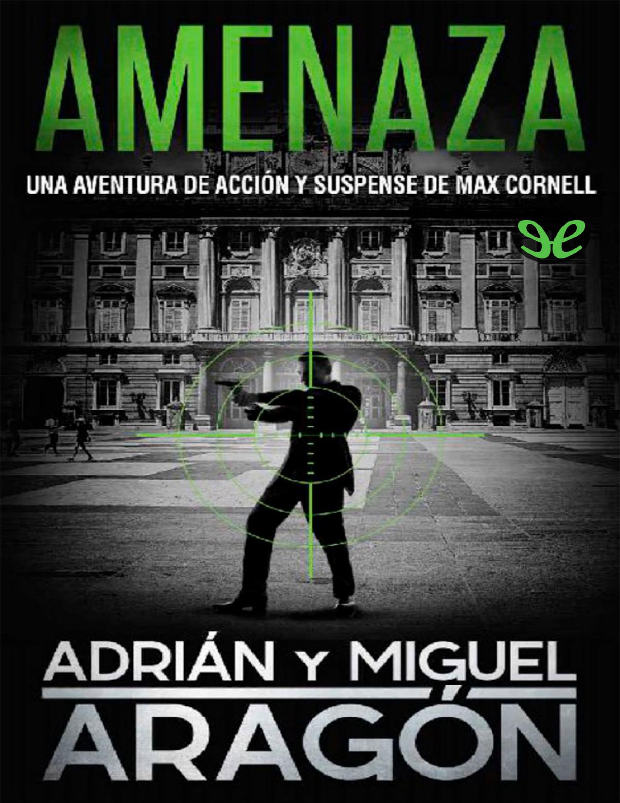 Amenaza de Adrián Aragón, portada del libro