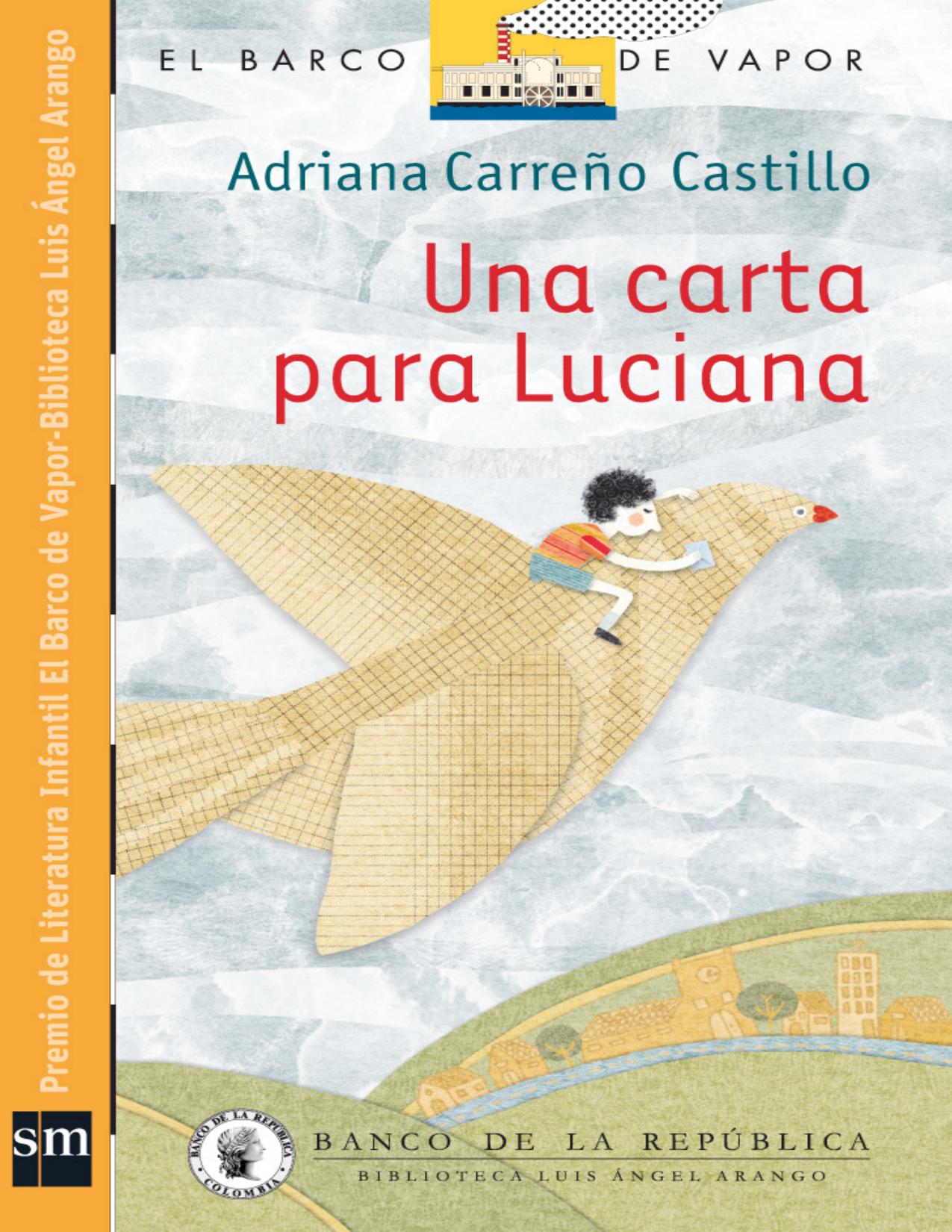 Una carta para Luciana de Adriana Carreño Castillo, portada del libro