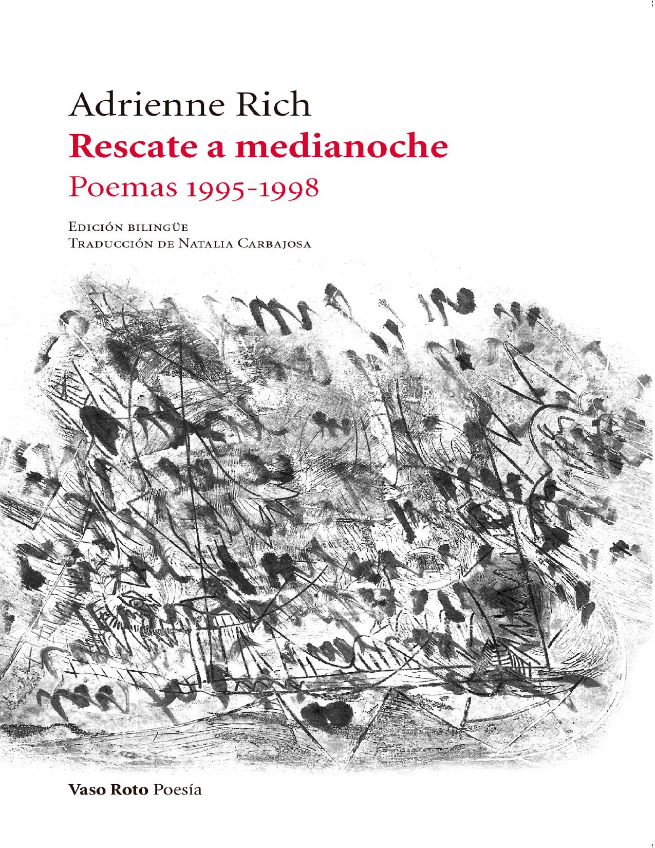 Rescate a medianoche de Adrienne Rich, portada del libro