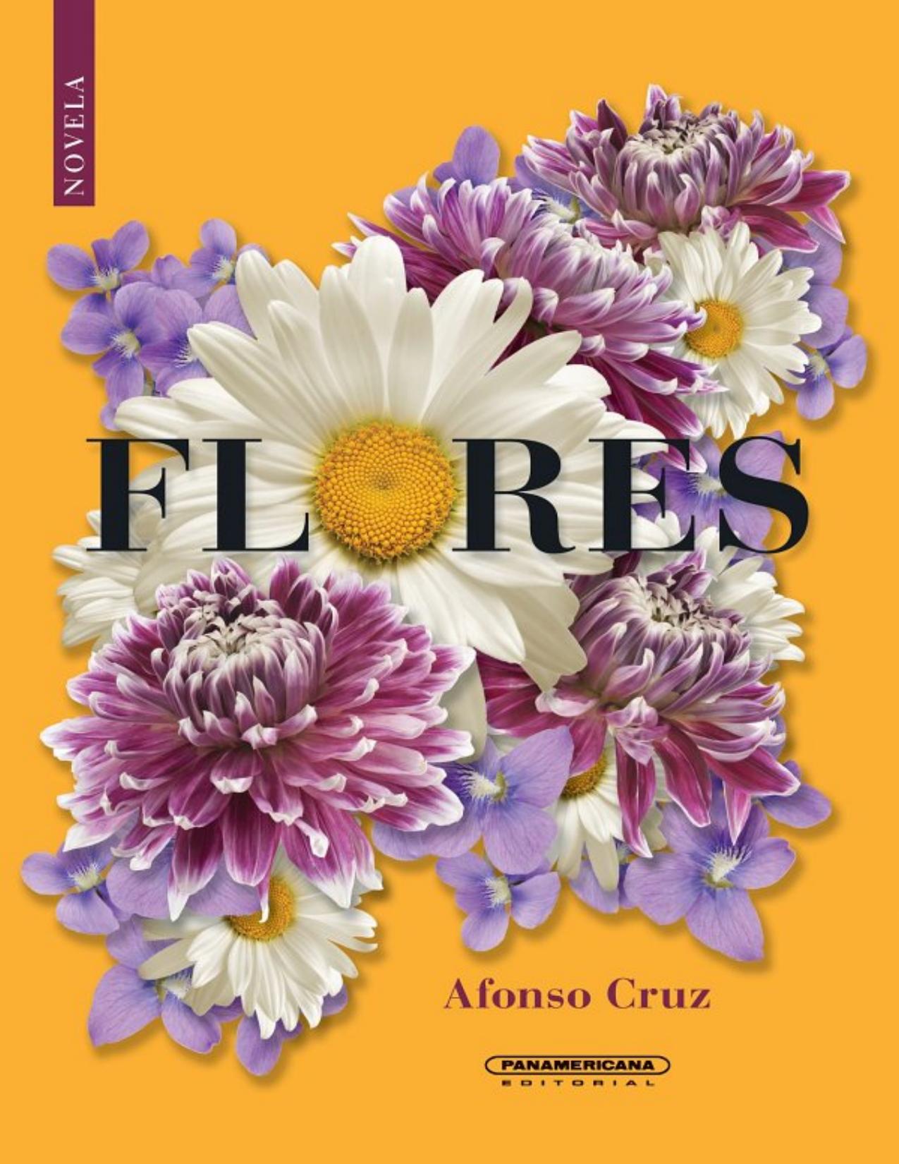 Flores de Afonso Cruz, portada del libro