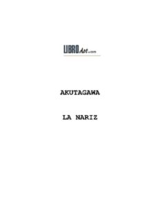 Portada de La Nariz