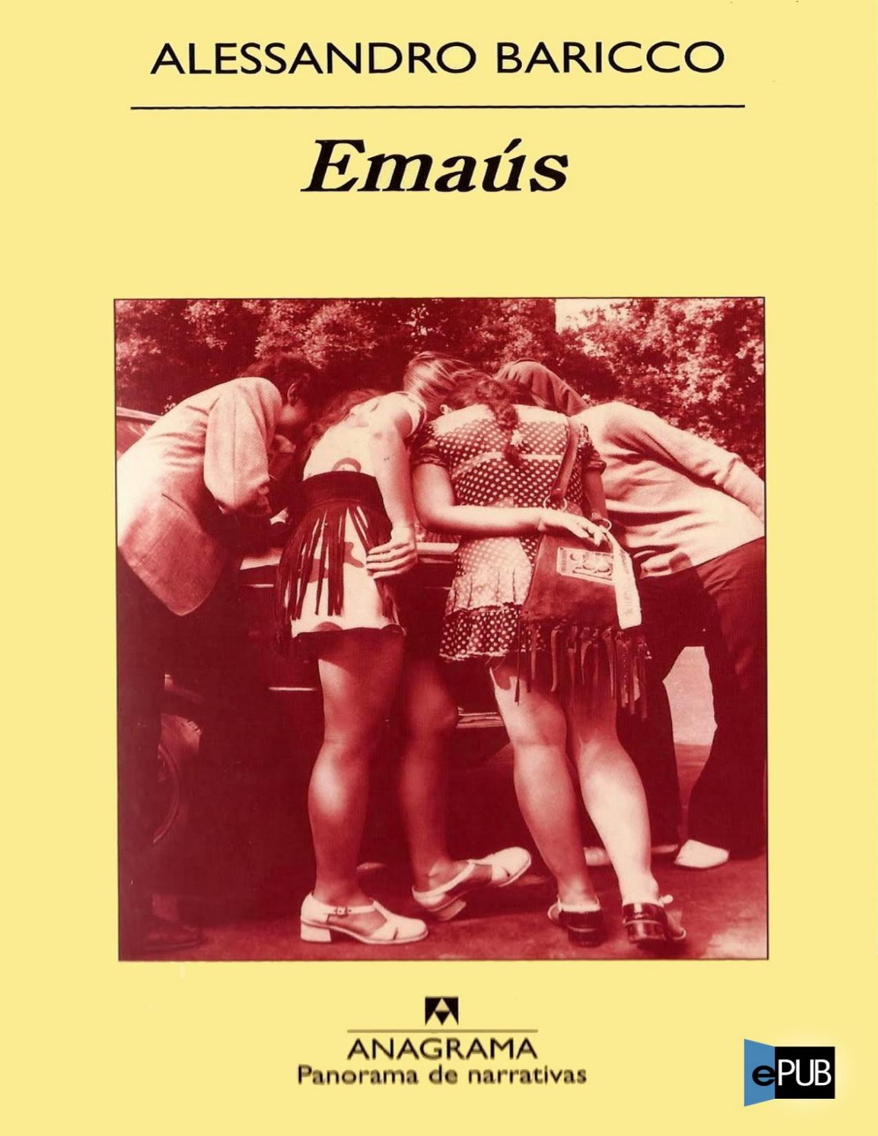 Emaús de Alessandro Baricco, portada del libro