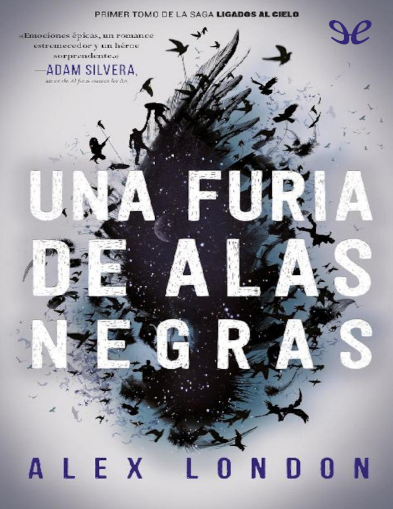 Una furia de alas negras de Alex London, portada del libro