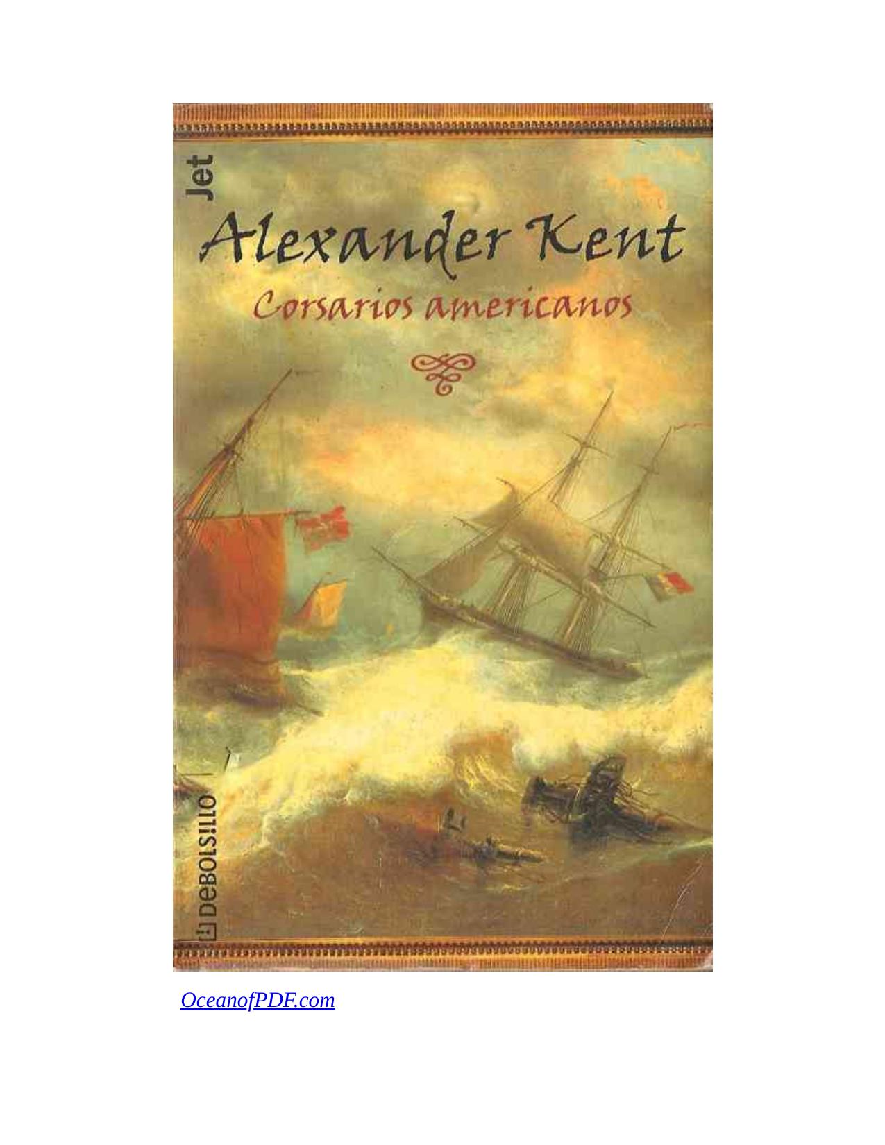 Corsarios Americanos de Alexander Kent, portada del libro