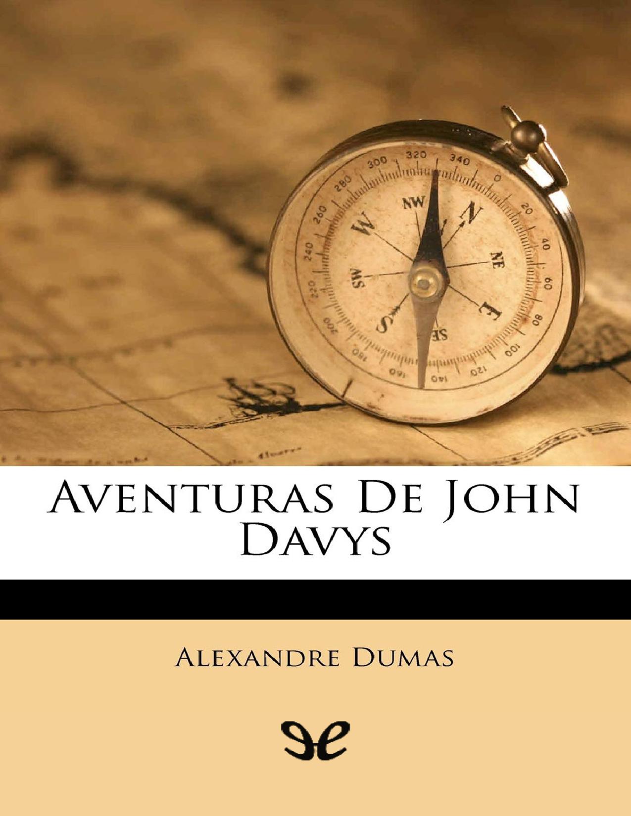Aventuras de John Davys de Alexandre Dumas, portada del libro