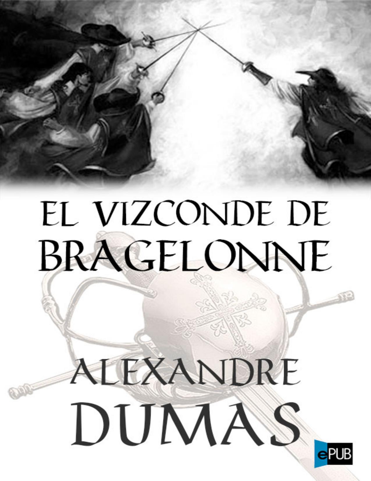 El vizconde de Bragelonne de Alexandre Dumas, portada del libro