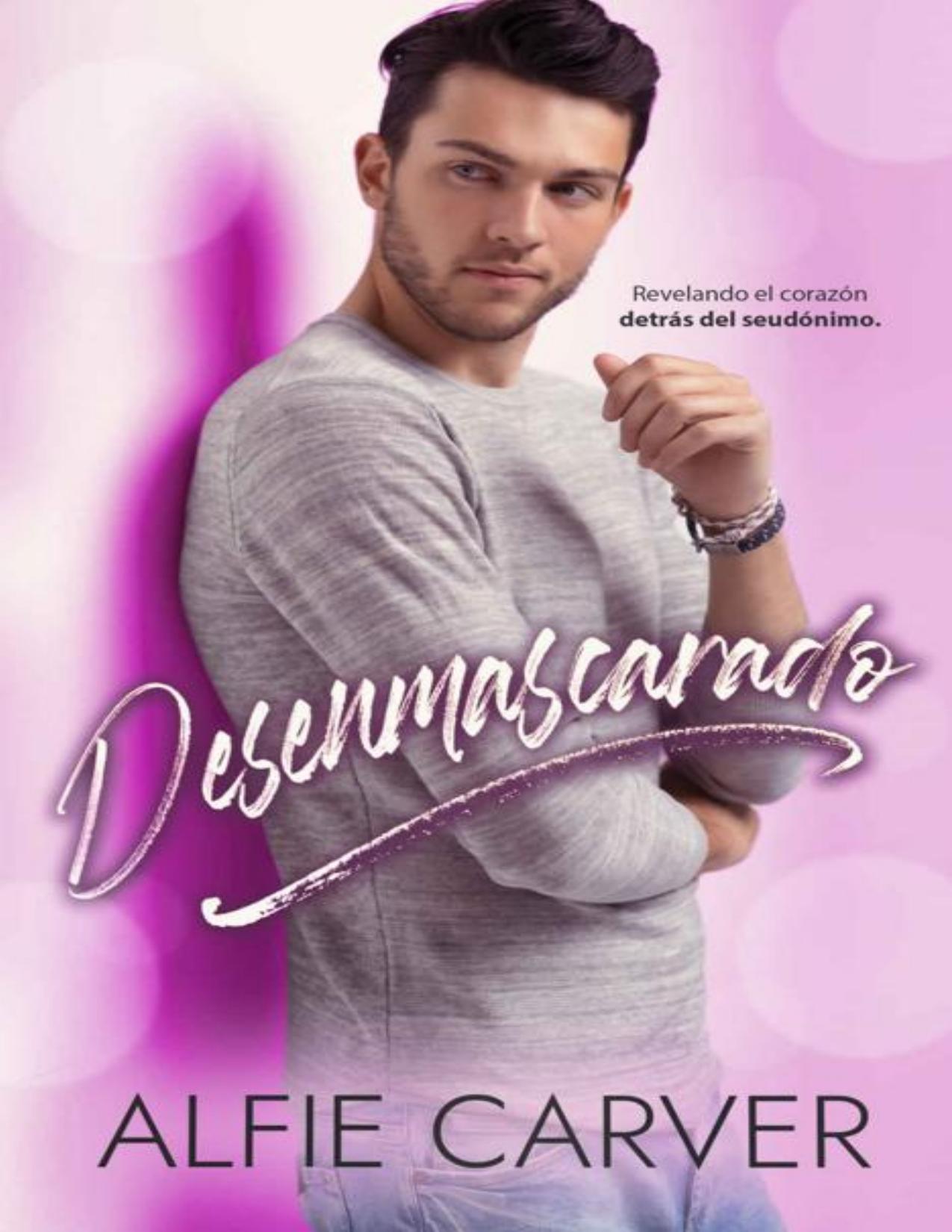 Desenmascarado de Alfie Carver, portada del libro