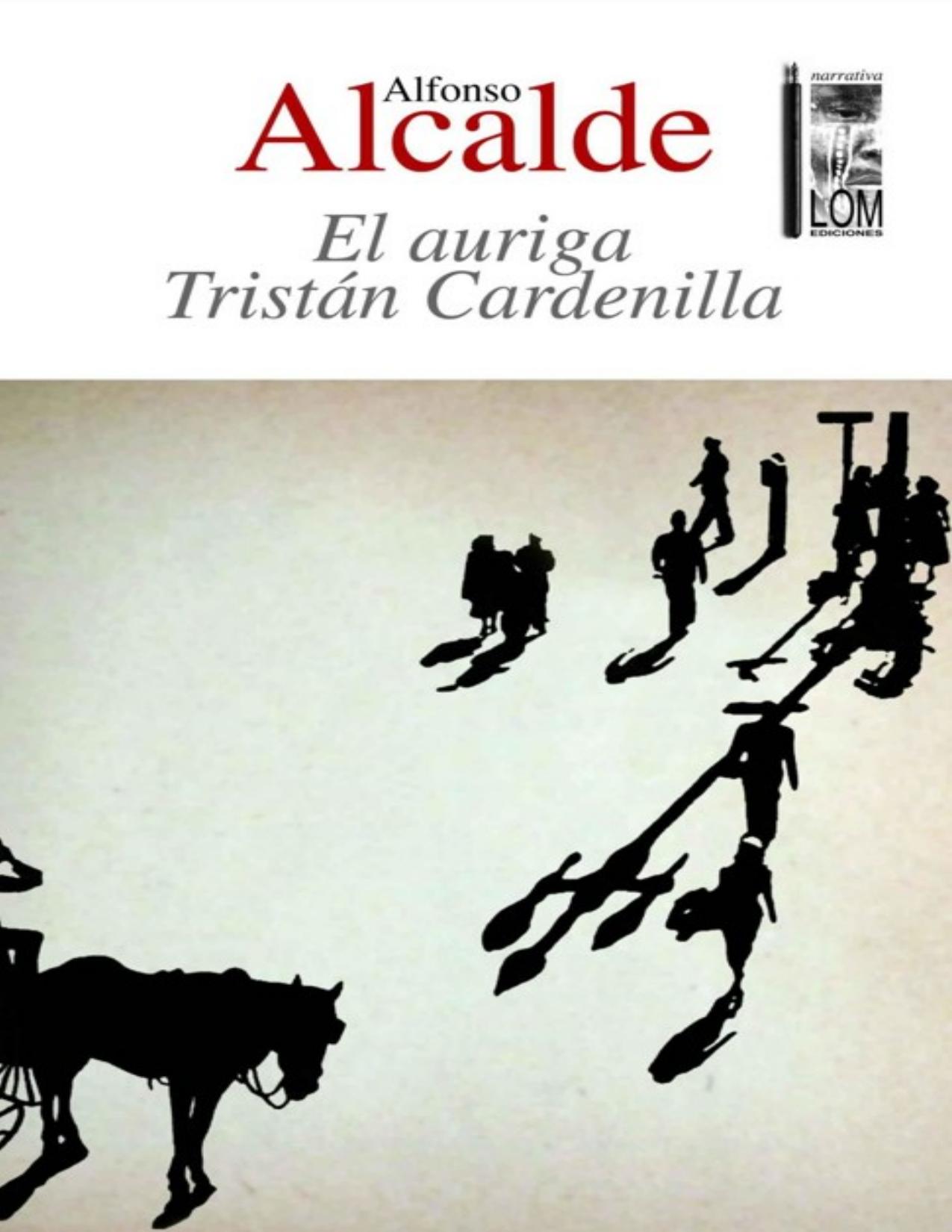 El auriga Tristan Cardenilla de Alfonso Alcalde, portada del libro