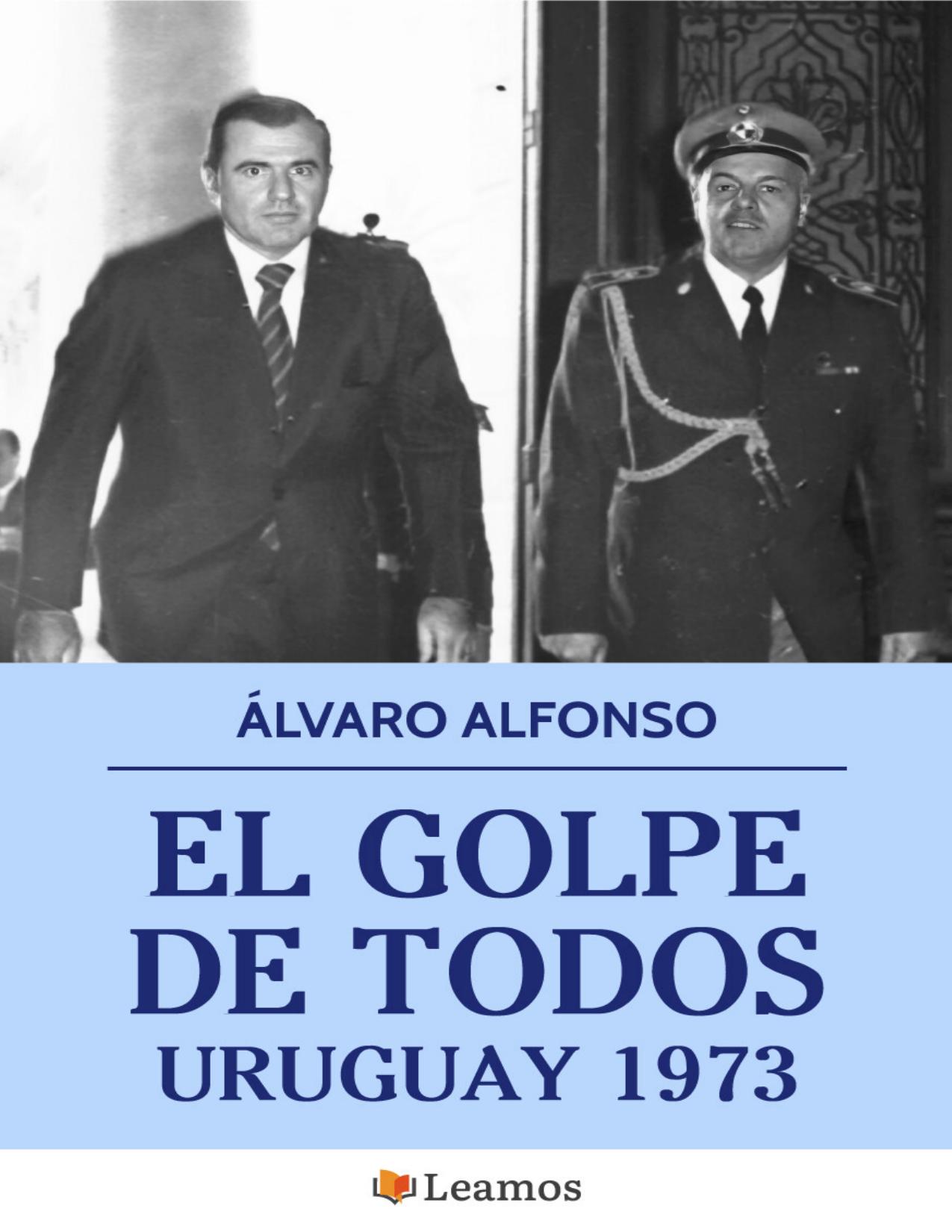 El golpe de todos de Álvaro Alfonso, portada del libro
