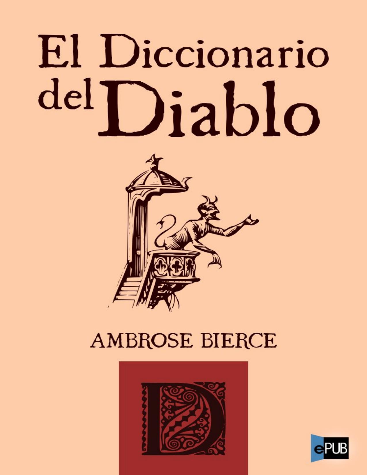 El diccionario del Diablo de Ambrose Bierce, portada del libro
